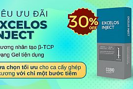 EXCELOS INJECT - XƯƠNG NHÂN TẠO 100% β-TCP TIÊM ĐƯỢC