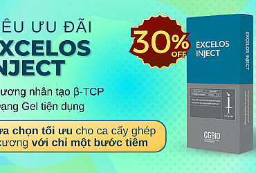 EXCELOS INJECT - XƯƠNG NHÂN TẠO 100% β-TCP TIÊM ĐƯỢC
